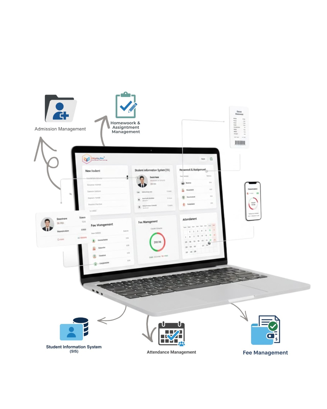business software product UI
